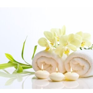 Toallas con velas para masaje Heibe Rolle